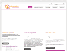 Tablet Screenshot of dynamiek.nl